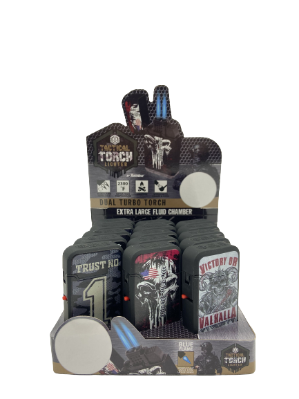 ITEM NUMBER 023087 TAC GEAR TORCH LIGHTER 15 PIECES PER DISPLAY
