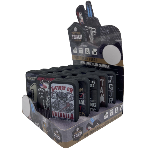 ITEM NUMBER 023087 TAC GEAR TORCH LIGHTER 15 PIECES PER DISPLAY