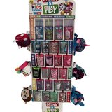 10 oz Kids Cup with Straw & Plush Assortment Floor Display- 36 Pieces Per Retail Ready Display  88364