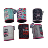 Neoprene Rhinestone Can & Bottle Cooler Coozie- 6 Per Retail Ready Display 23131