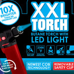 XXL Torch Lighter with LED Light - 12 Pieces Per Retail Ready Display 22225MN NOVELTY INC