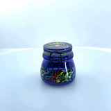 Smell Proof Glass Storage Jar with Metal Clasp- 6 Pieces Per Retail Ready Display 30012