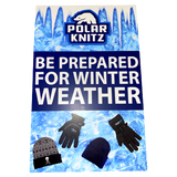 Merchandising Fixture- Polar Gear Winter Hat & Glove Header Sign ONLY 997712